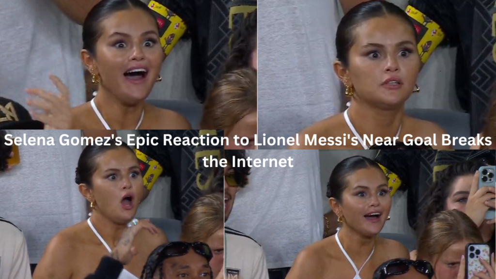 selena gomez's reaction